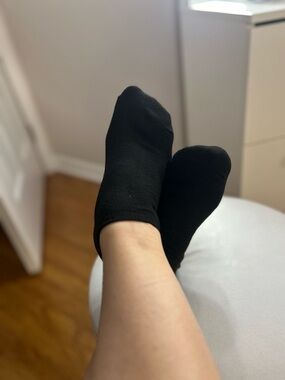 Slazenger Black No-Show Women's Socks Well Worn